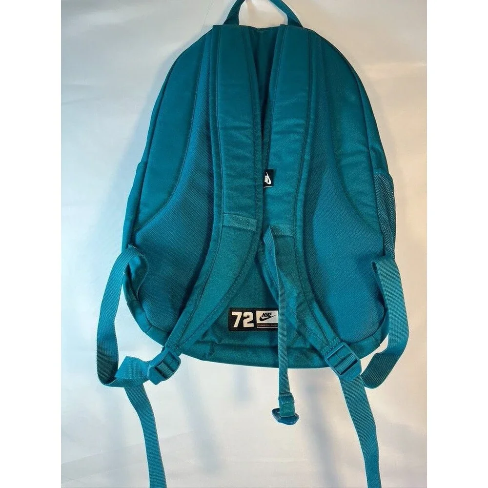 NIKE 72 TOURQUISE BACKPACK FOR SCHOOL GYM TRAVEL GREEN LOGO UNISEX